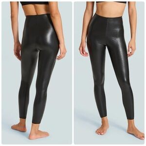 Commando 7/8 High Waist Faux Leather Leggings